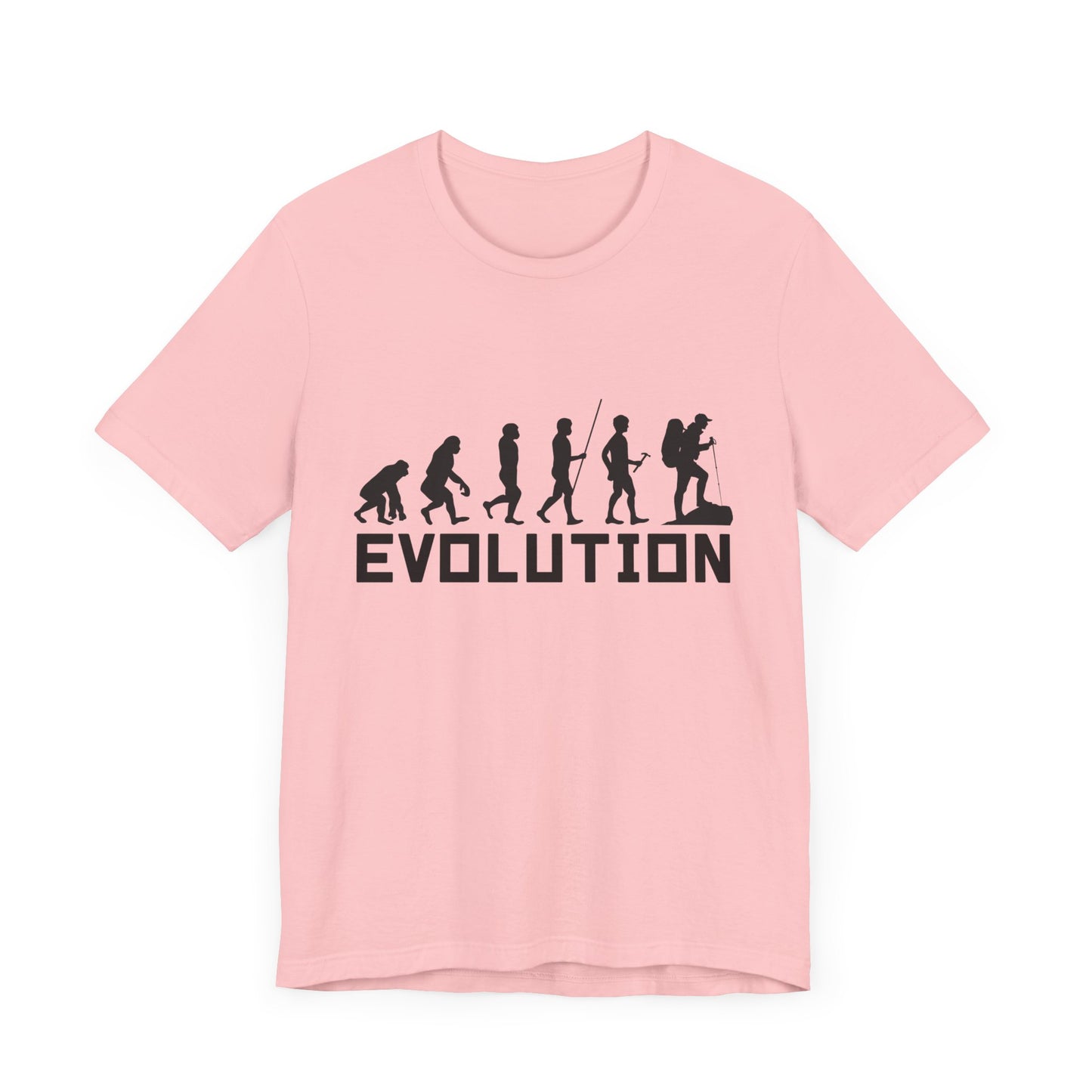 Camping:  Evolution - Unisex Jersey Short Sleeve Tee