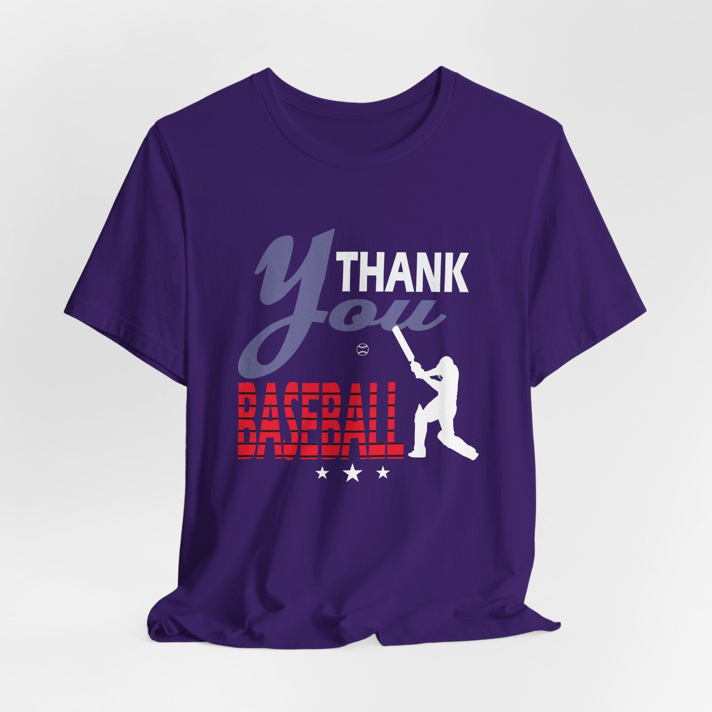 Thank You Baseball - Unisex Jersey Short Sleeve Tee - 13906