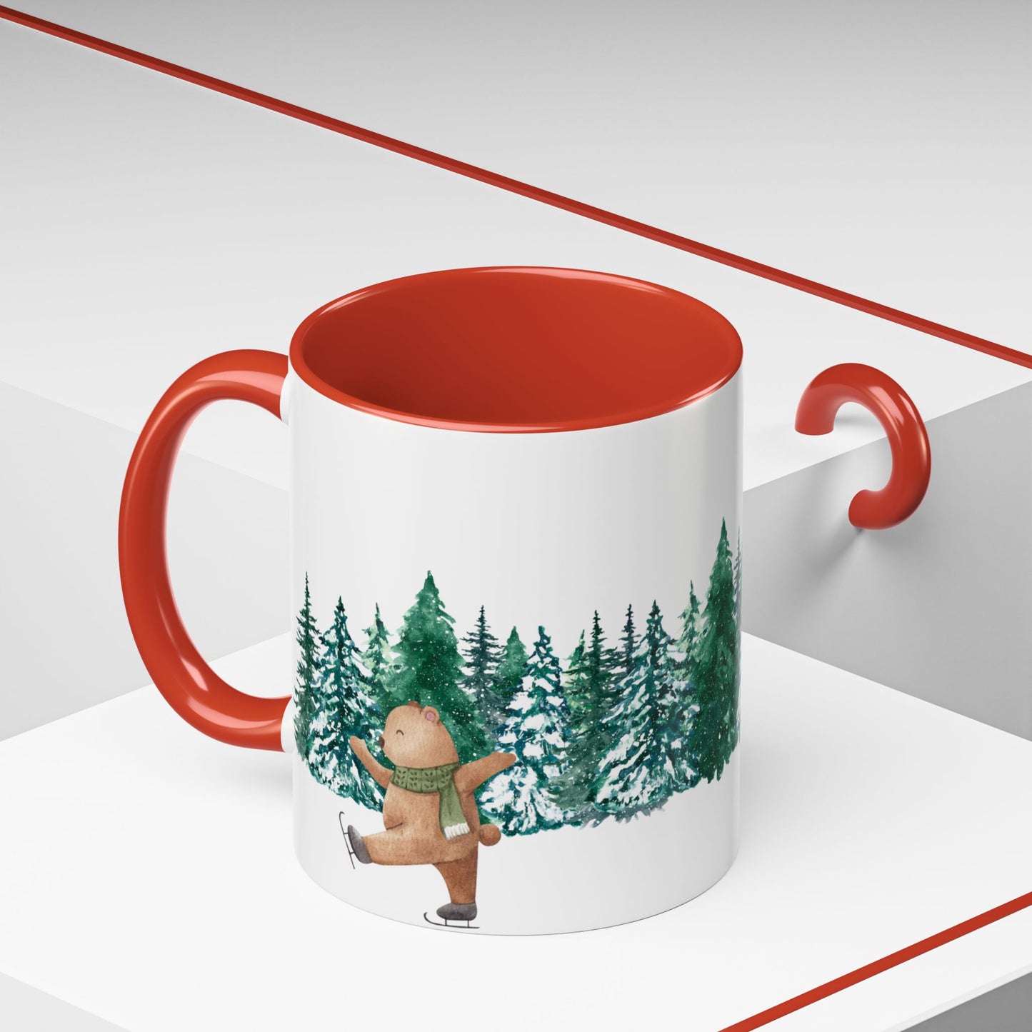 Winter Trees - Accent Coffee Mug (11, 15oz) - 10855