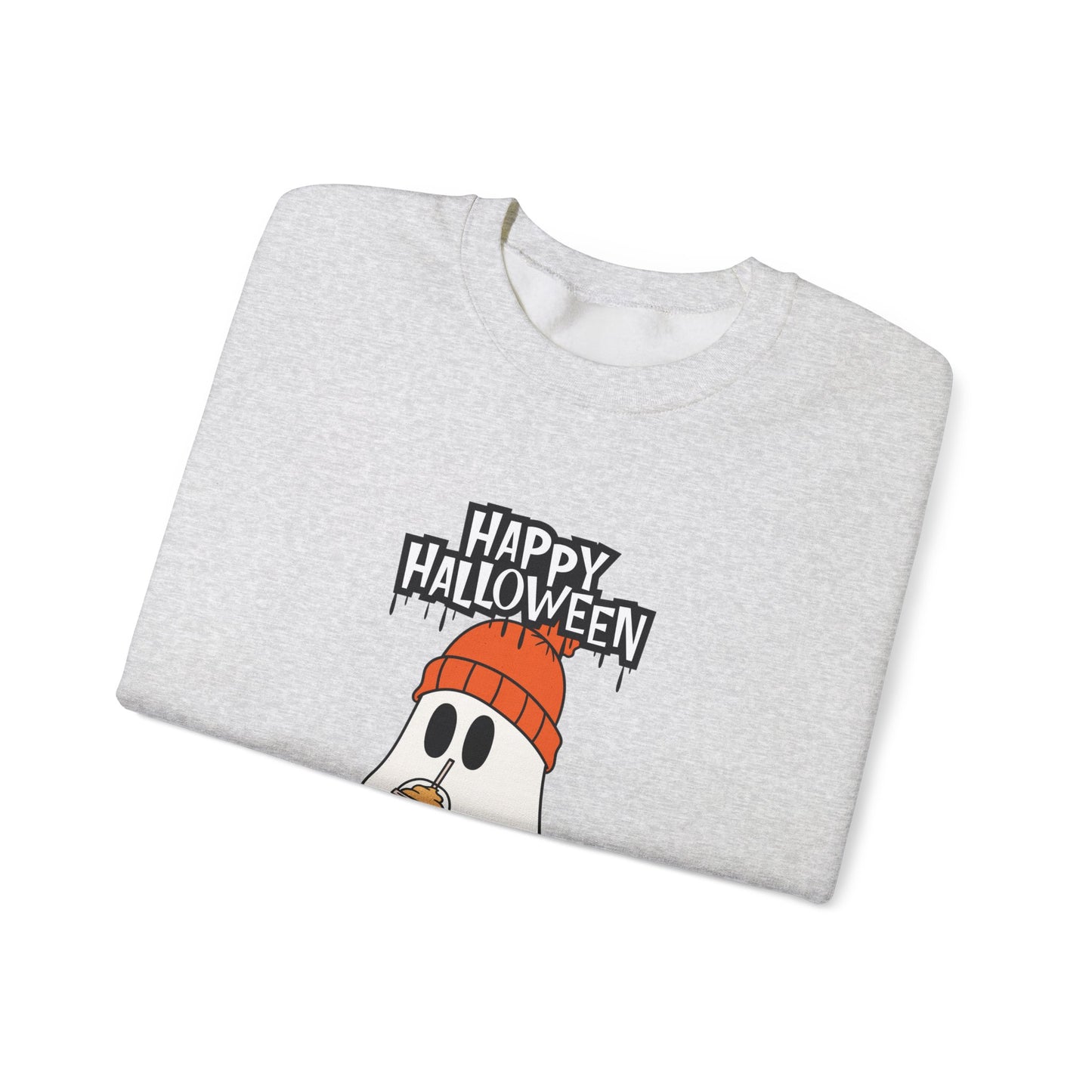 Happy Halloween, Ghost - Unisex Heavy Blend™ Crewneck Sweatshirt