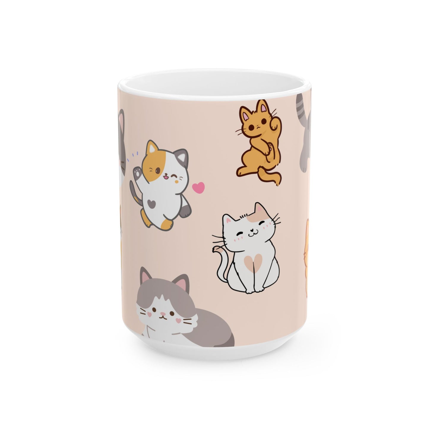 Cute Cats - Ceramic Mug, (11oz, 15oz) - 10903
