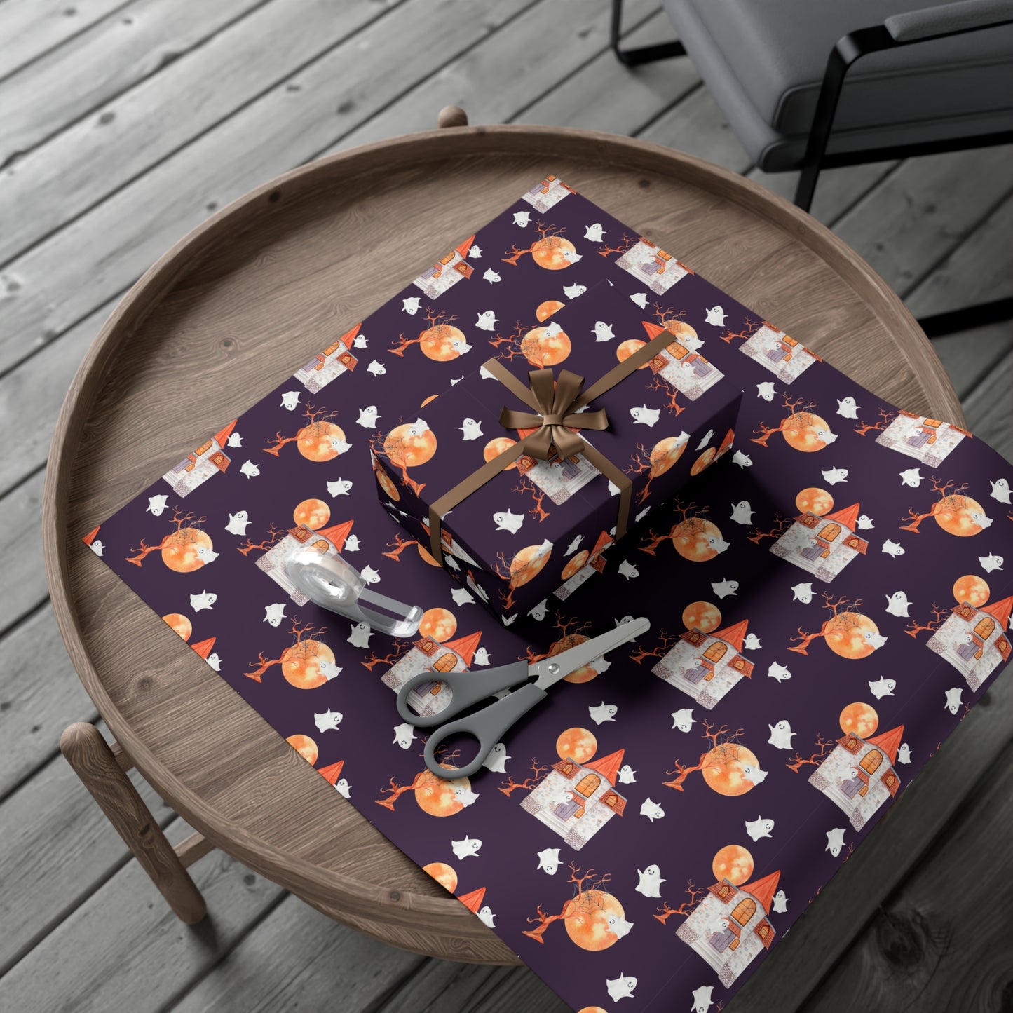 Halloween House - Gift Wrap Papers