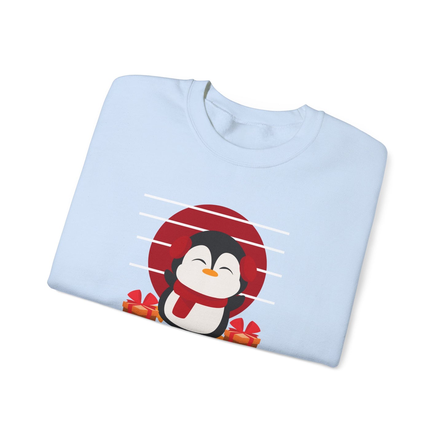 Penguin, Merry Christmas - Unisex Heavy Blend™ Crewneck Sweatshirt