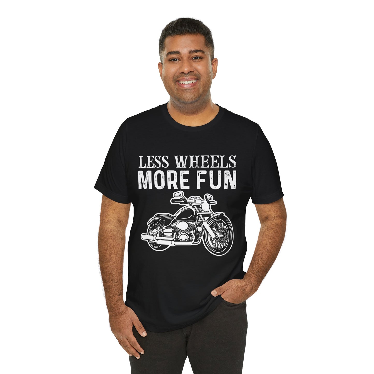 Less Wheels More Fun - Unisex Jersey Short Sleeve Tee - 13375