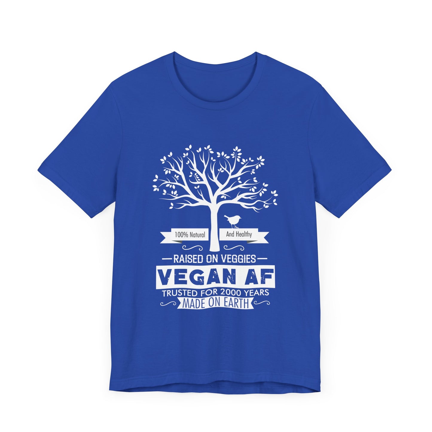 Vegan: 100% Natural And Healthy, Raised By Veggies - Unisex Jersey Short Sleeve Tee