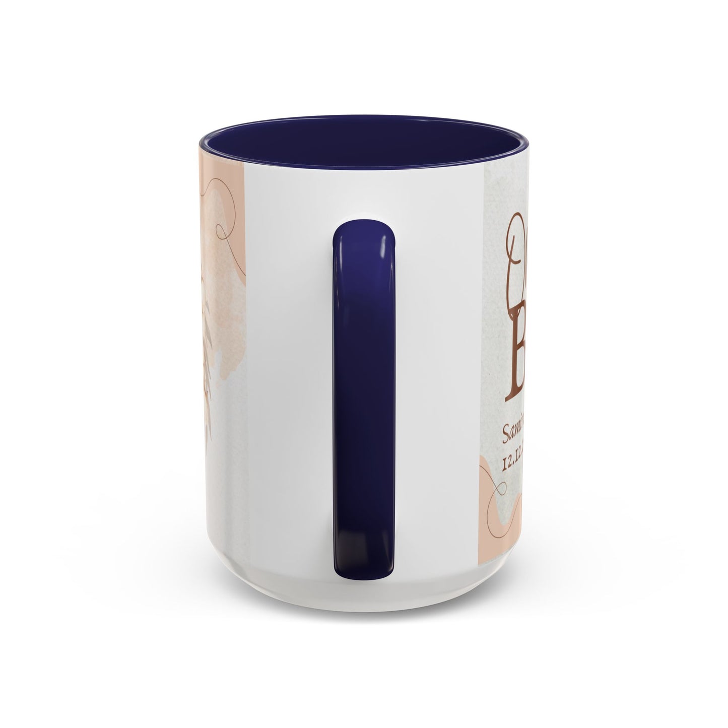 Oh Baby, Samira's Baby Shower, Customizable - Accent Coffee Mug (11, 15oz) - 10882