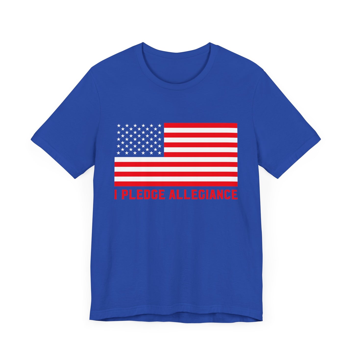 Patriotic Pledge Tee, Unisex T-Shirt for Celebrating Freedom, Independence Day Shirt Gift for Patriots - 13697