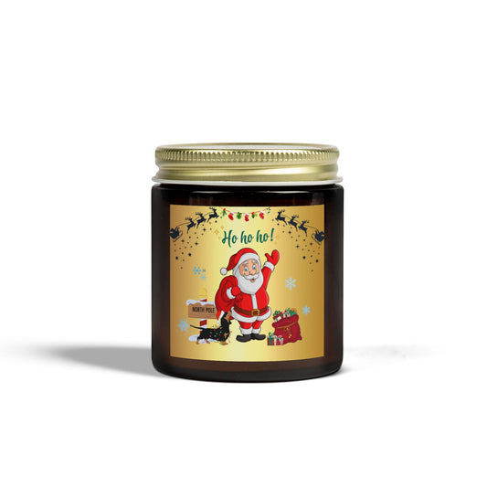 Santa - Scented Candles, Coconut Apricot Wax (4oz, 9oz)