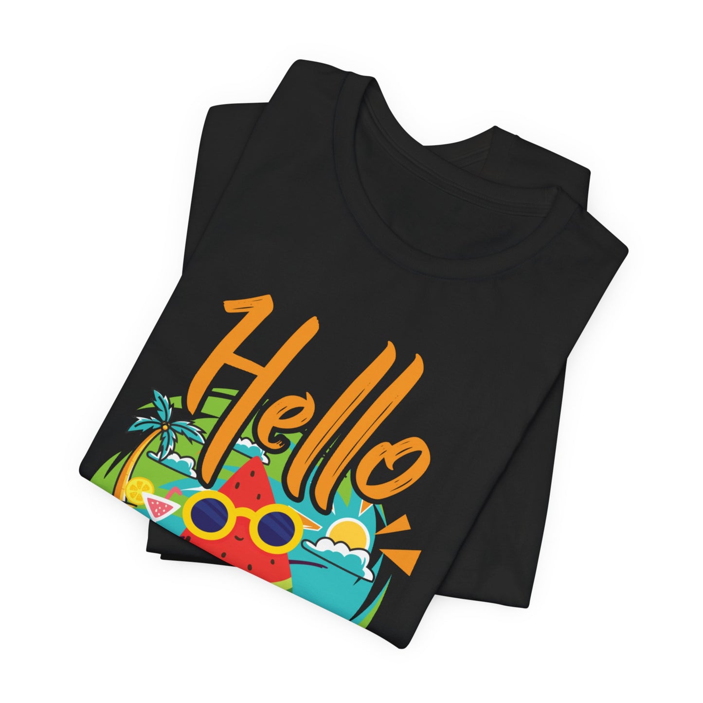 Hello Summer - Unisex Jersey Short Sleeve Tee - 13089