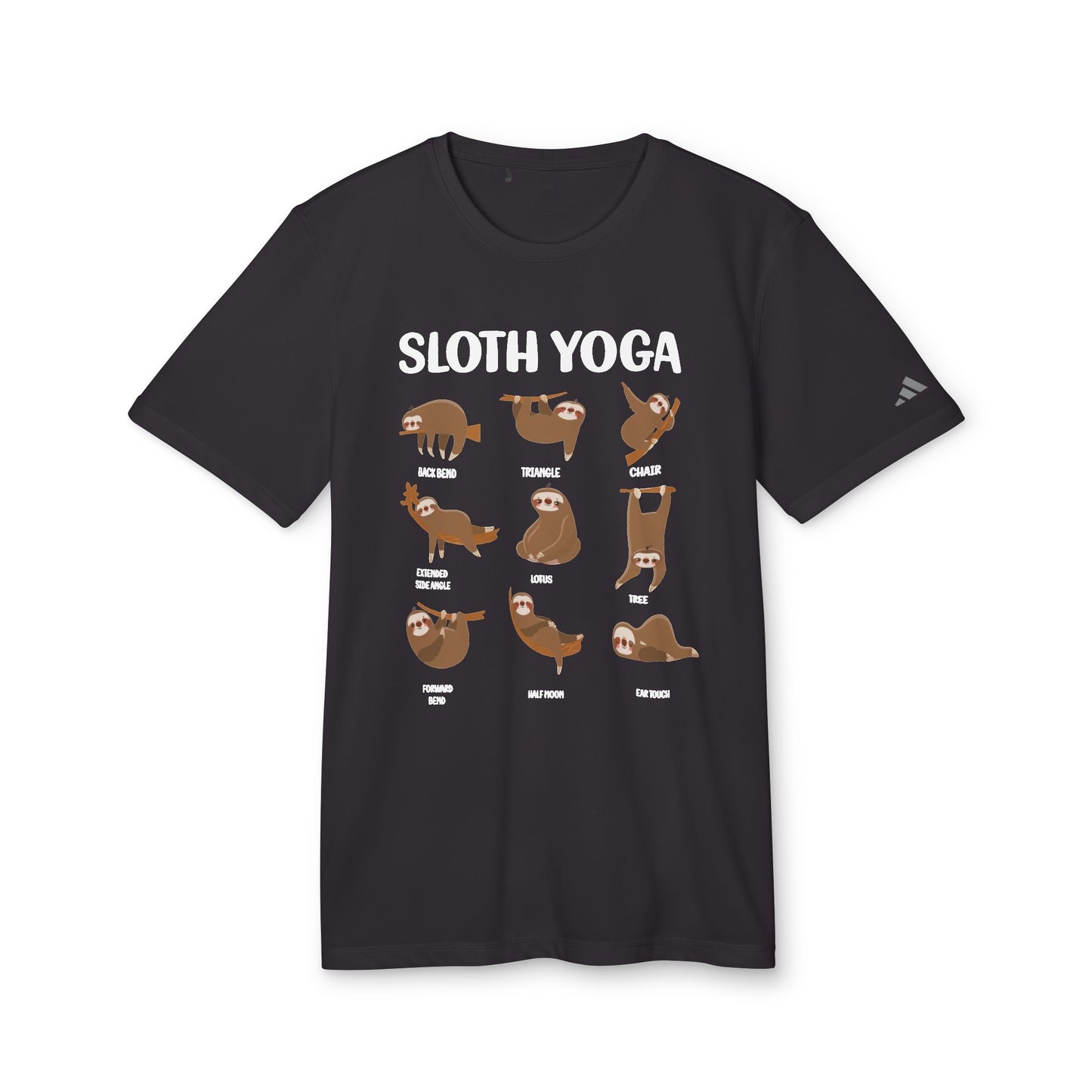 Sloth Yoga - Adidas Unisex Sport T-shirt - 12219
