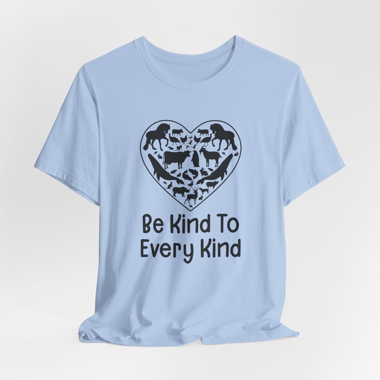 Vegan: Be Kind To Every Kind - Unisex Jersey Short Sleeve Tee