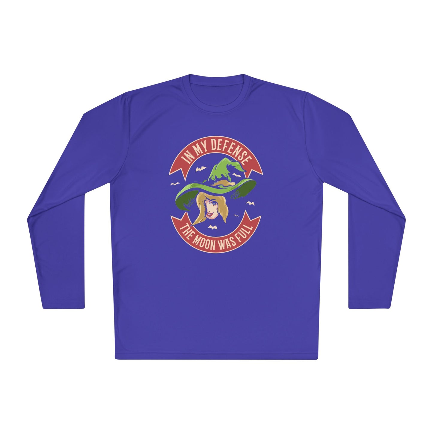 In My Defense, The Moon Was Full - Unisex Lightweight Long Sleeve Tee - 13903