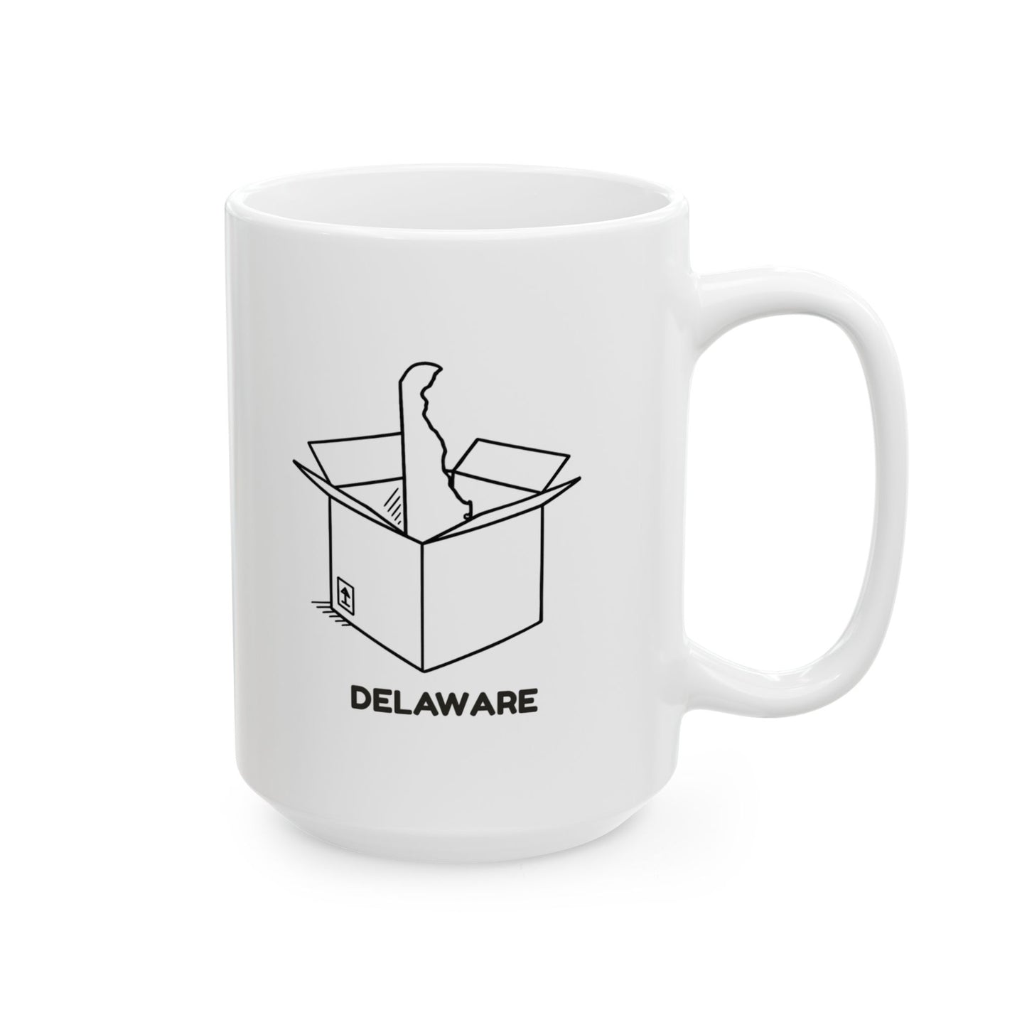 "Delaware: Where the best things come in small packages… like our state." Ceramic Mug, 11/15oz - 14113