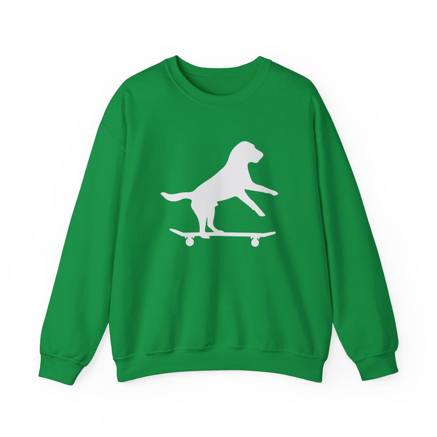 Skateboarding Pup - Unisex Heavy Blend™ Crewneck Sweatshirt