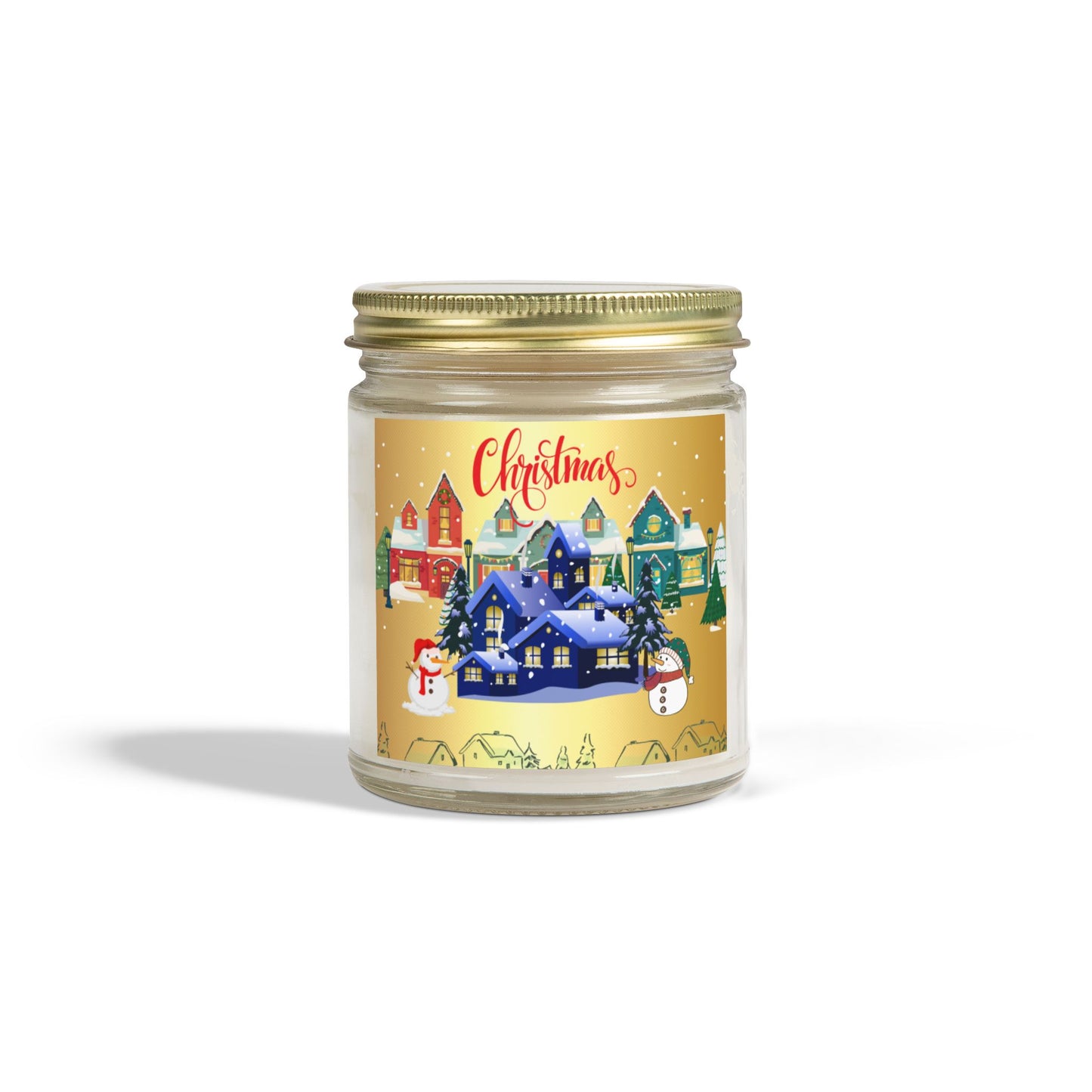 Christmas House - Scented Candles, Coconut Apricot Wax (4oz, 9oz)