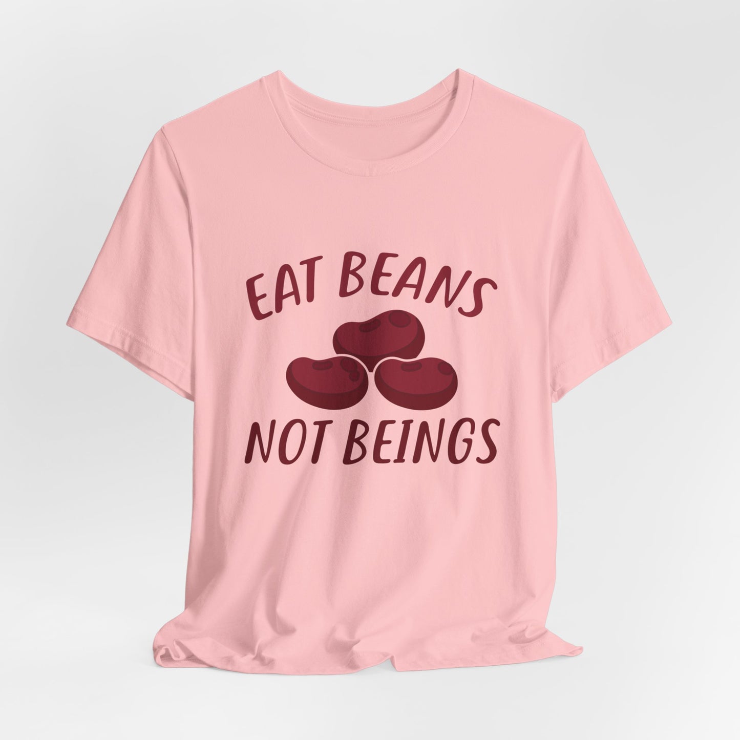 Vegan: Eat Beans Not Beings - Unisex Jersey Short Sleeve Tee