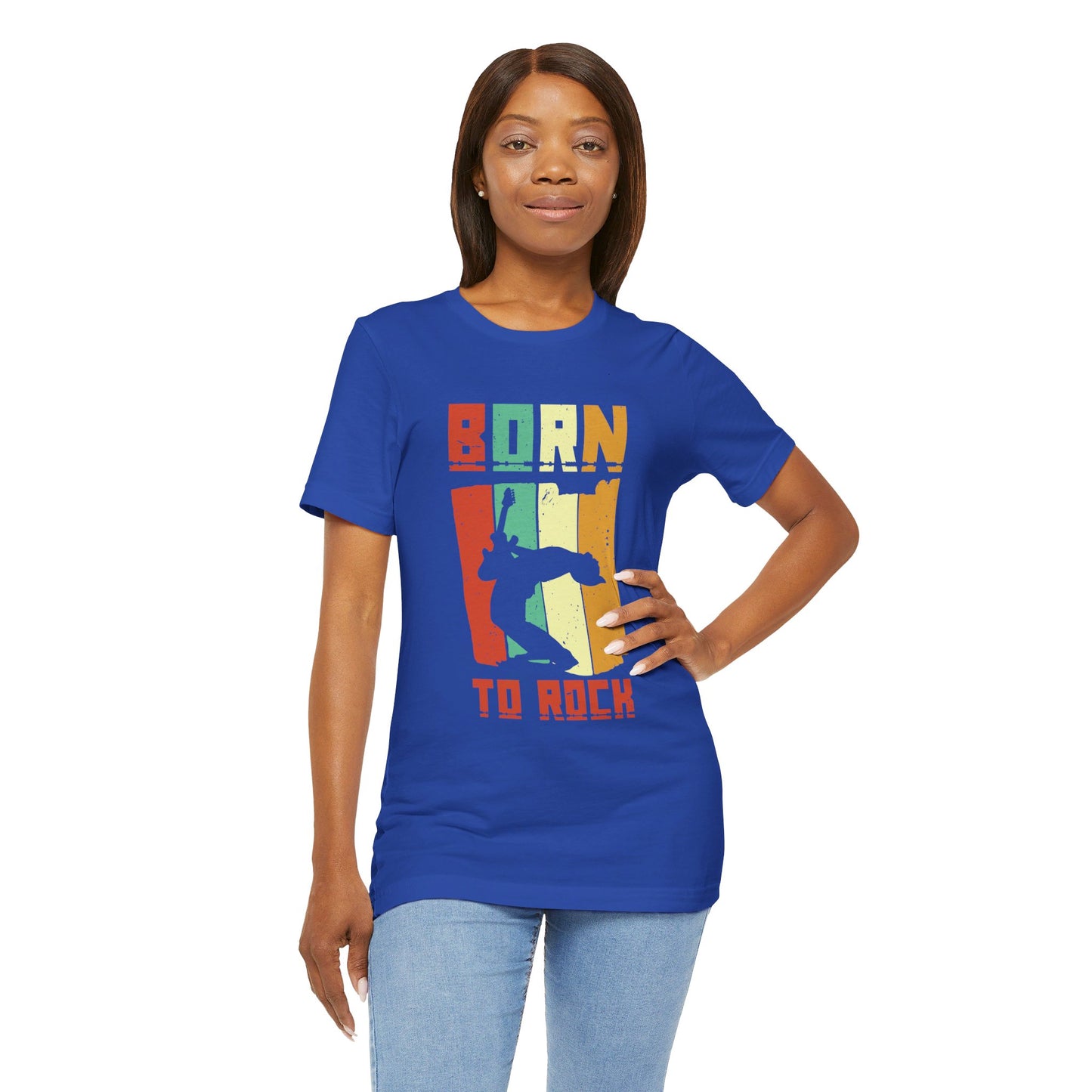 Born To Rock - Unisex Jersey Short Sleeve Tee