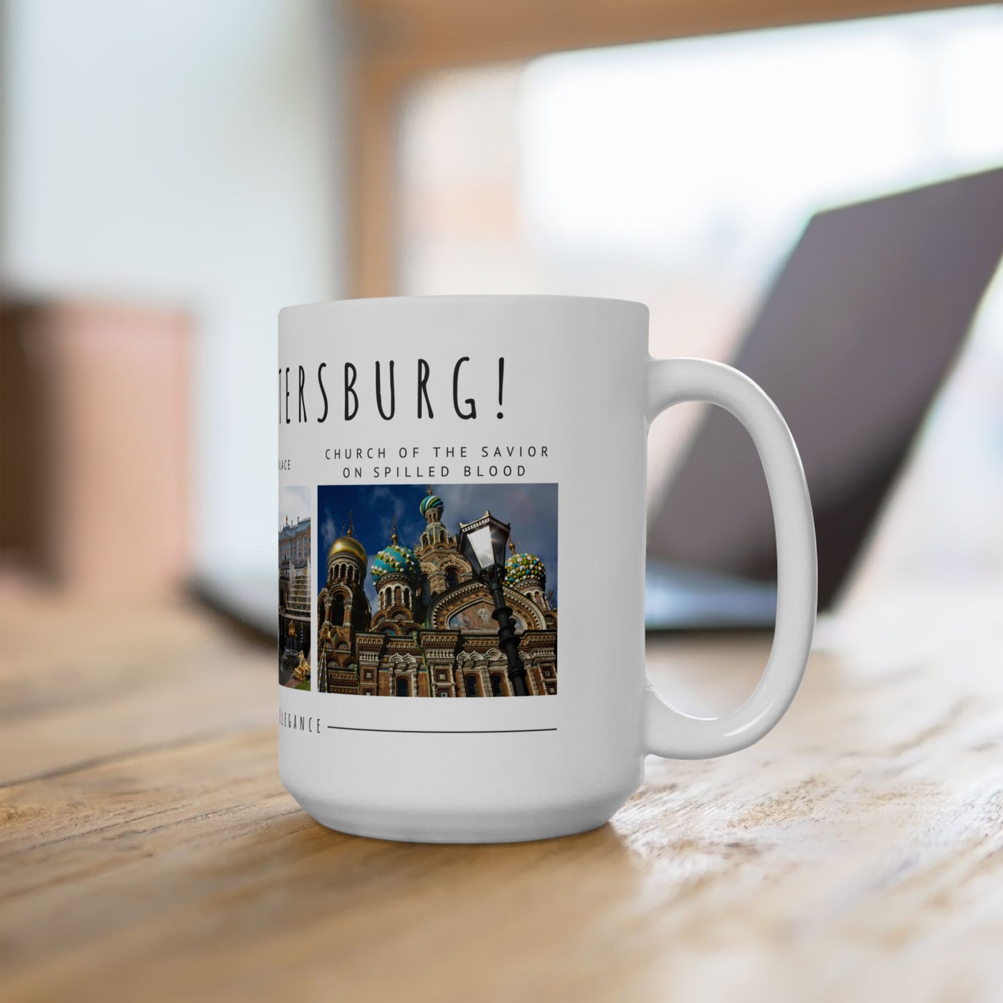 Hello, St. Petersburg Ceramic Mug - 11oz & 15oz - Historical Landmarks Photo Collection - 12105