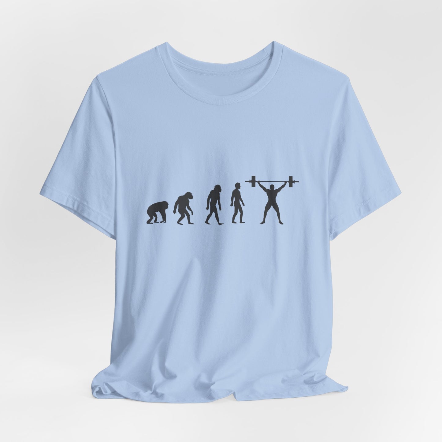 Gym: Human Evolution  - Unisex Jersey Short Sleeve Tee