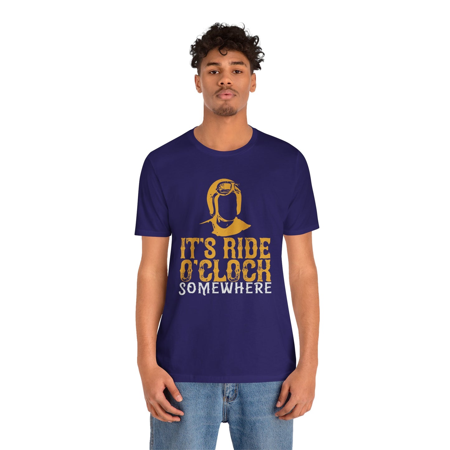 It’s Ride O’Clock Somewhere - Unisex Jersey Short Sleeve Tee - 13755