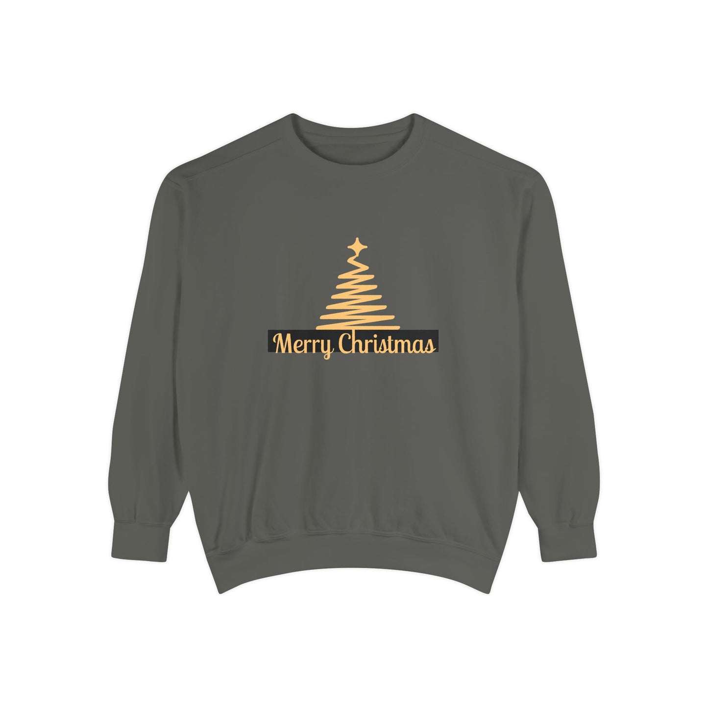 Merry Christmas - Unisex Garment-Dyed Sweatshirt - 10474