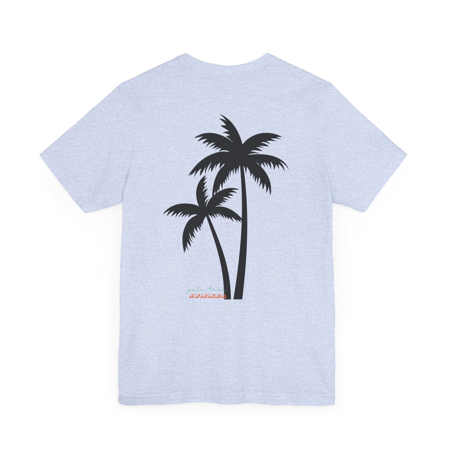 Summer, Palm Tree - Unisex Jersey Short Sleeve Tee