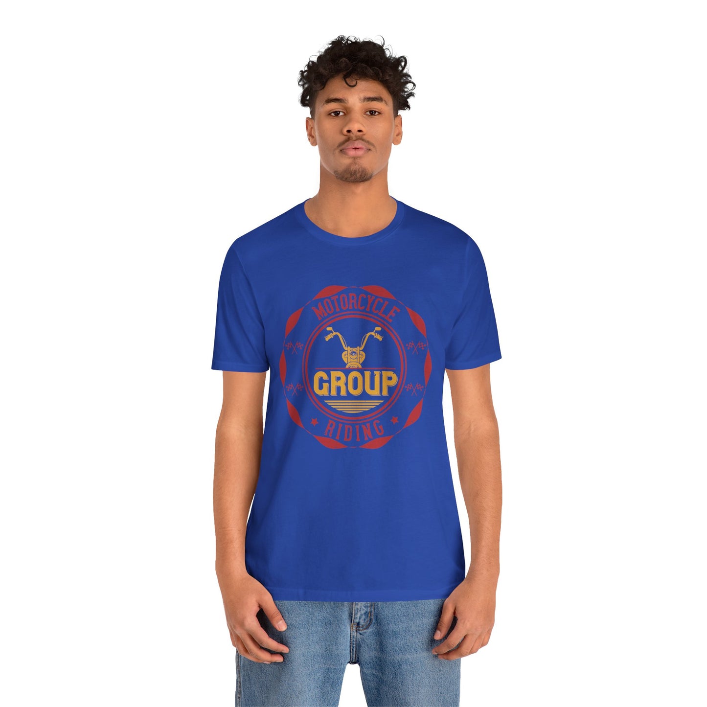 Motorcycle Group Riding - Unisex Jersey Short Sleeve Tee - 13893