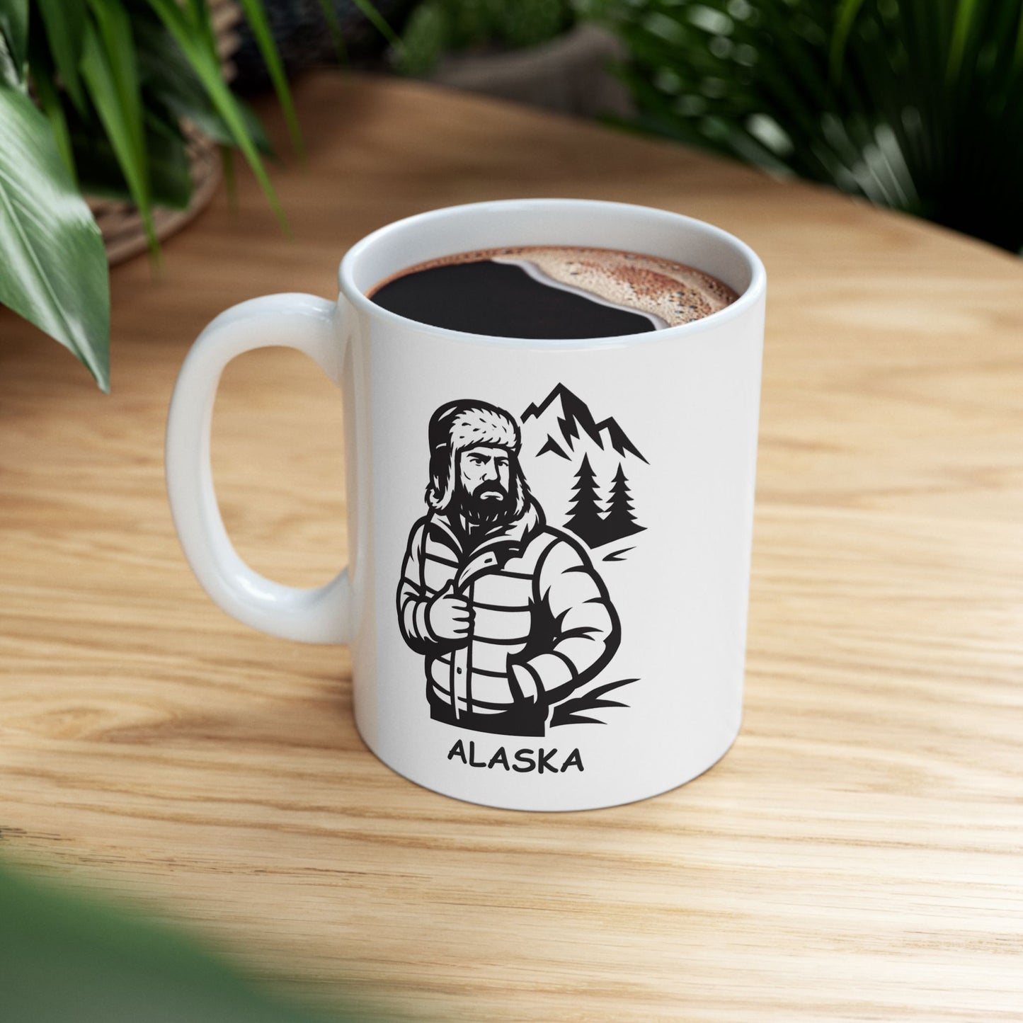 "In Alaska, there’s no such thing as ‘too cold’—just ‘not enough layers.’" Ceramic Mug - 12997