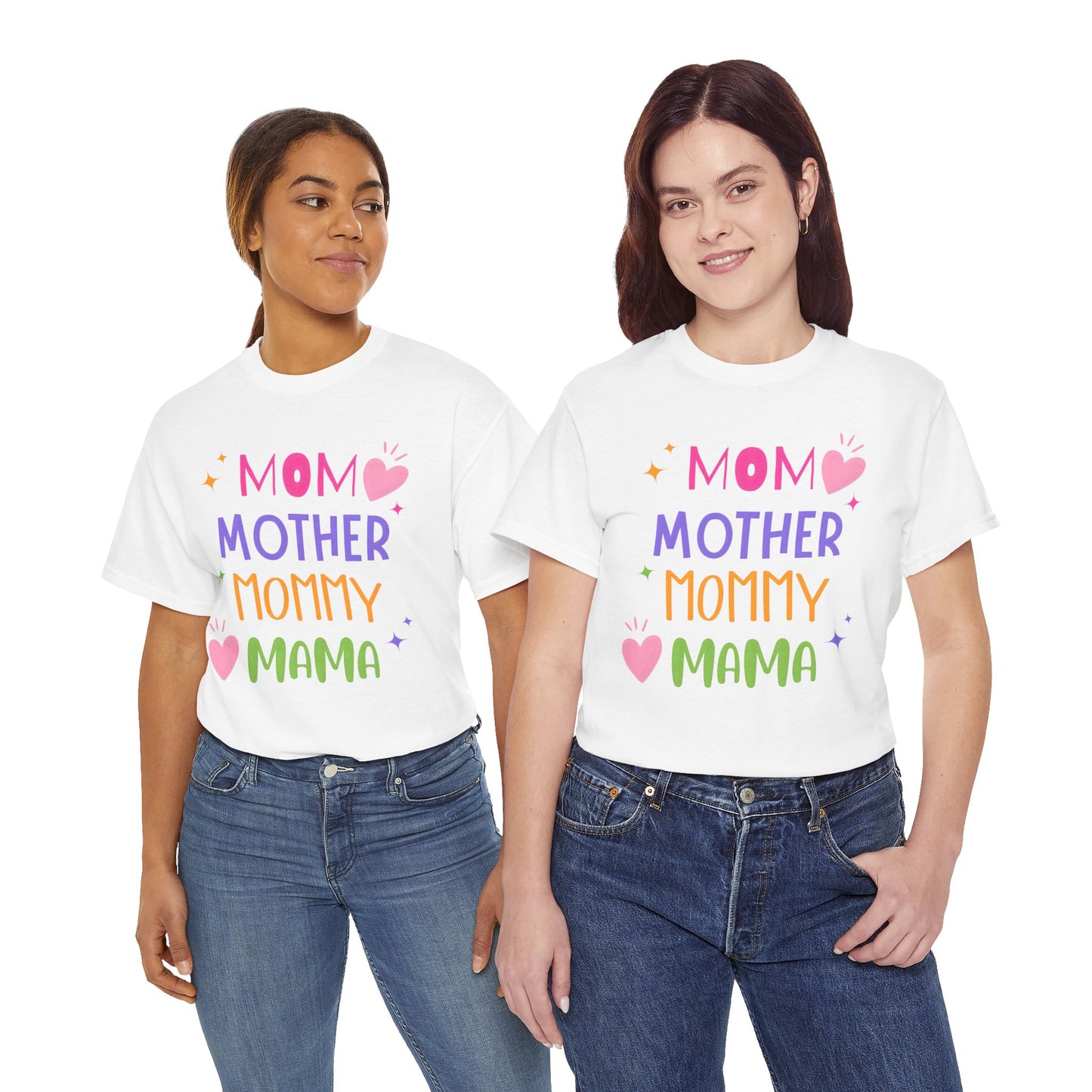 Colorful Mom Mama T-Shirt – Cute Mother’s Day Gift Tee - 14873