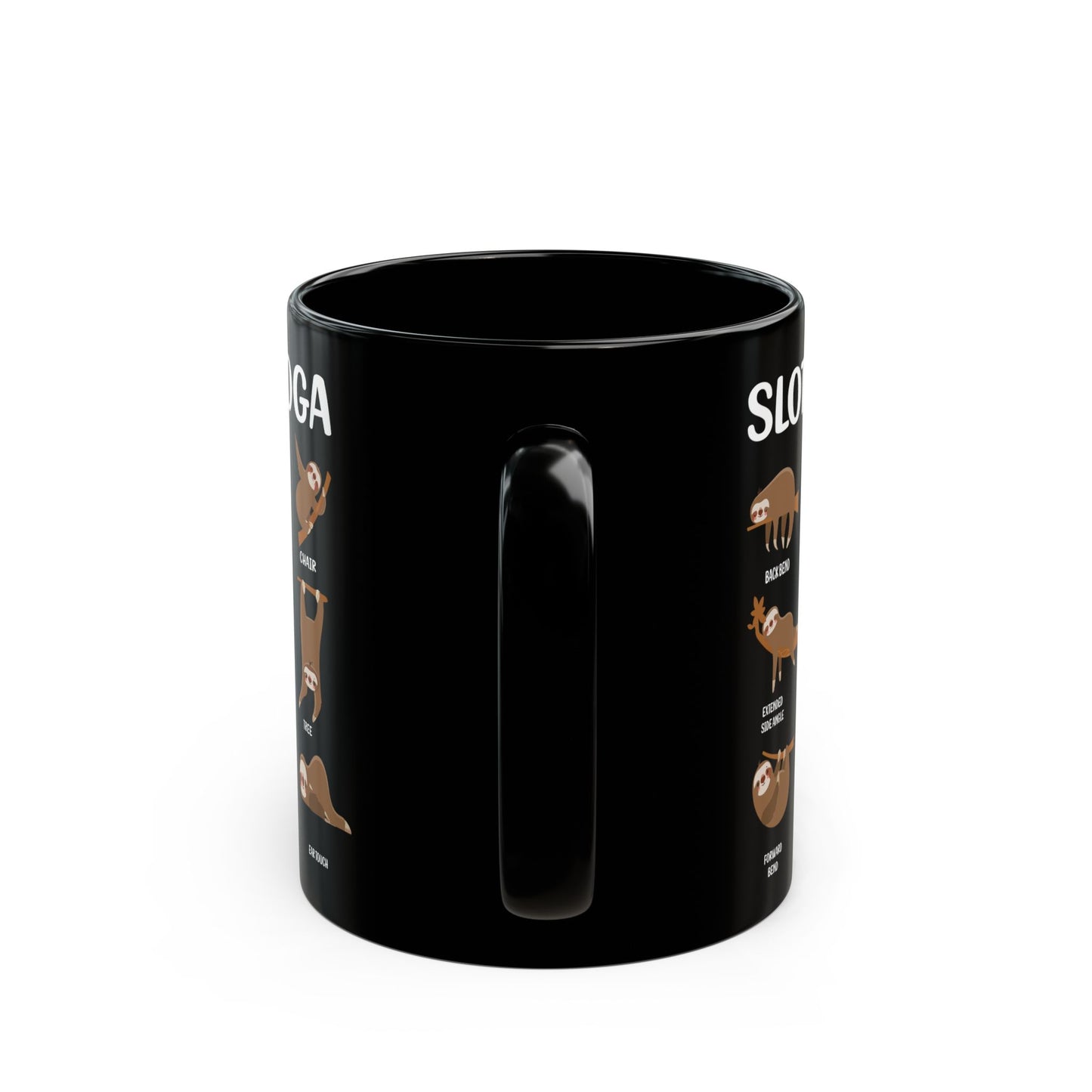 Sloth Yoga Mug, Fun Sloth Yoga Design Mug, Gift for Sloth Lovers - 13153