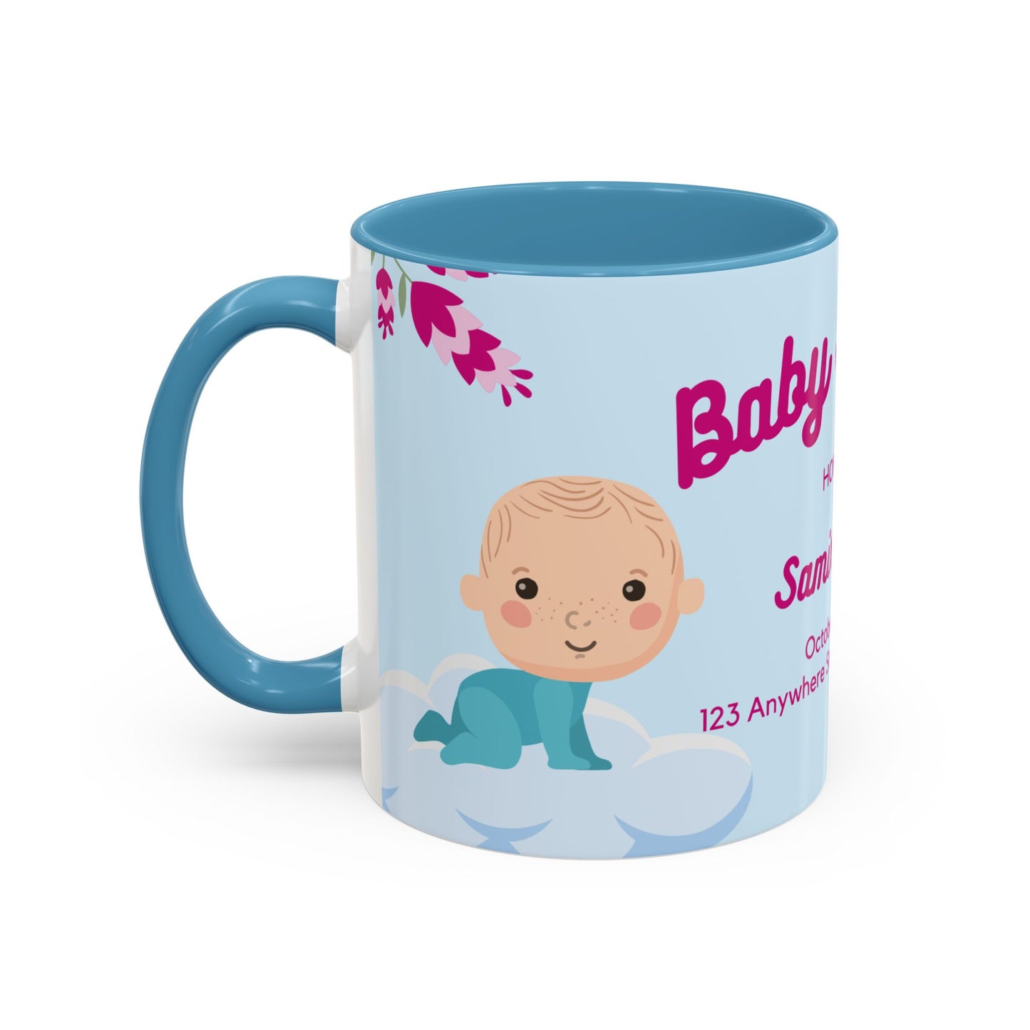 Baby Shower, Detail Customizable - Accent Coffee Mug (11, 15oz) - 11075
