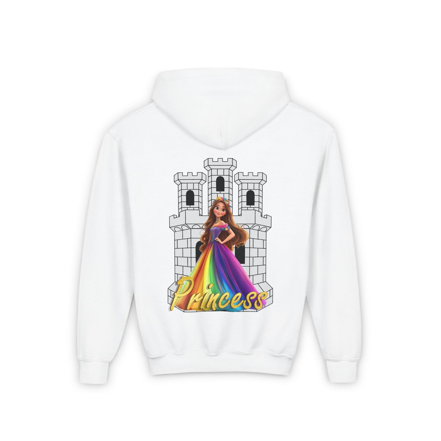 Every Girl Is a Princess - Youth Heavy Blend Hooded Sweatshirt - 11155