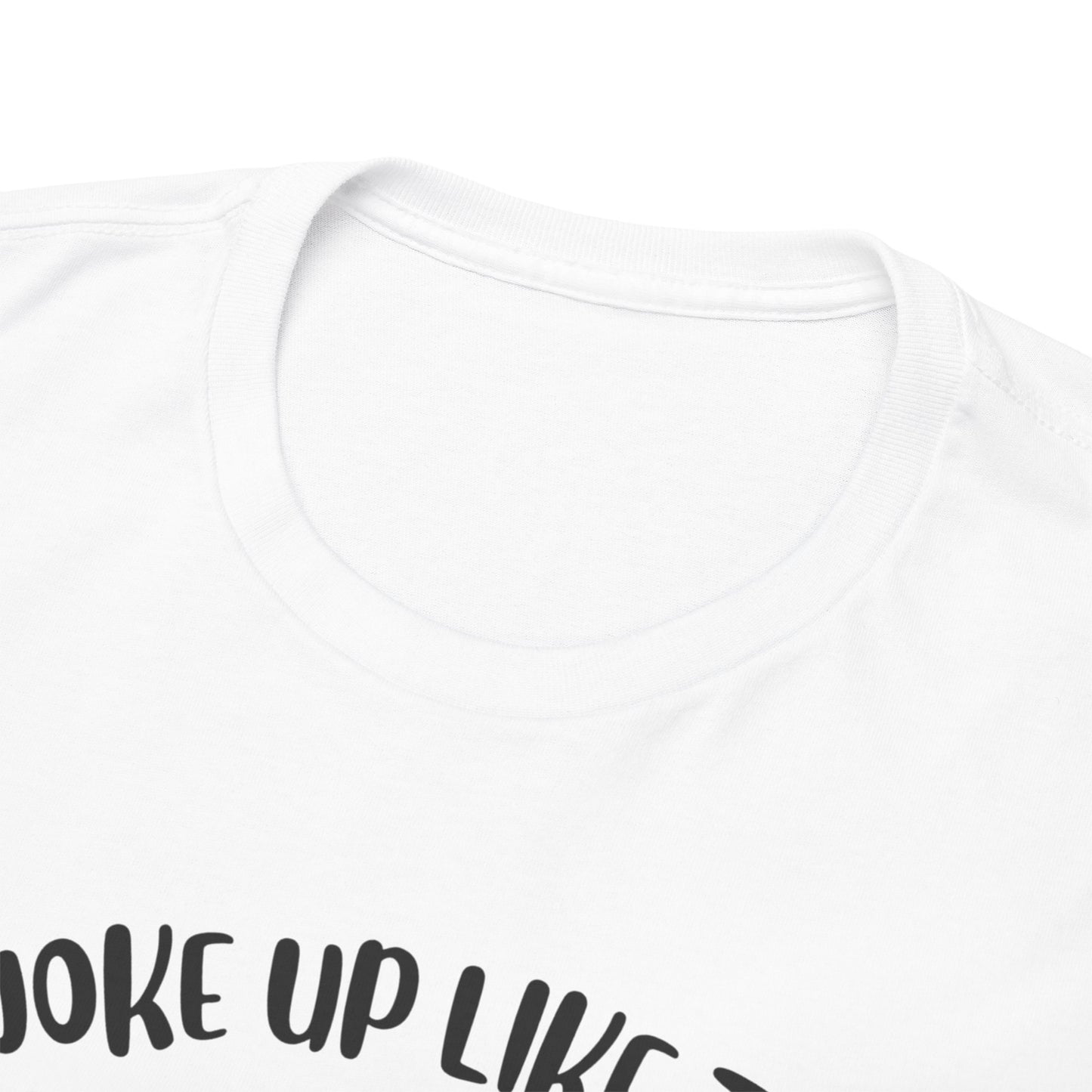 Funny Grumpy Cat T-Shirt – “I Woke Up Like This… Unfortunately” Graphic Tee- 14843