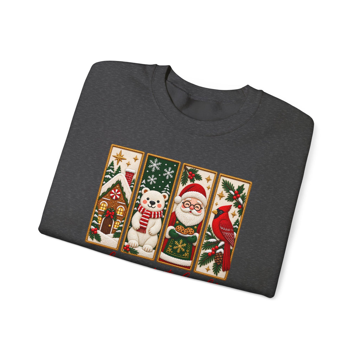 Making Spirits Bright Sweatshirt, Cute Vintage Christmas Crewneck - 14548