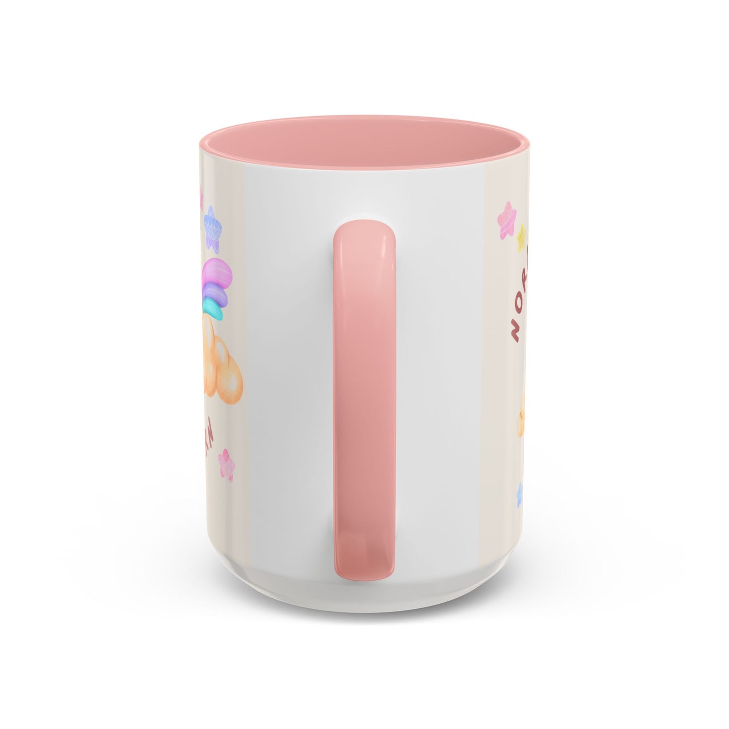 Normal is Boring, Be A Unicorn - Accent Coffee Mug (11, 15oz) - 11084