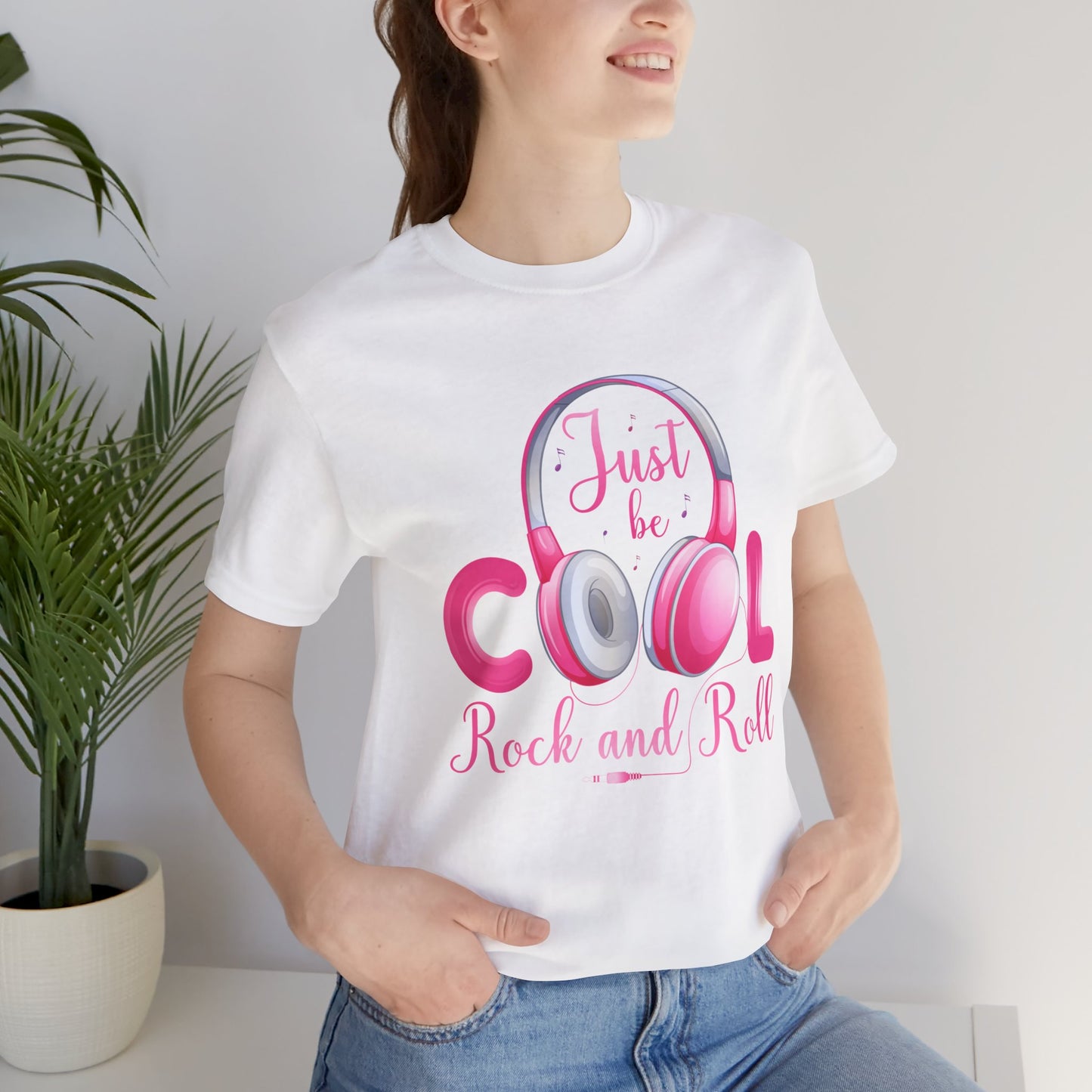 Music: Just Be Cool, Rock & Roll - Unisex Jersey Short Sleeve Tee