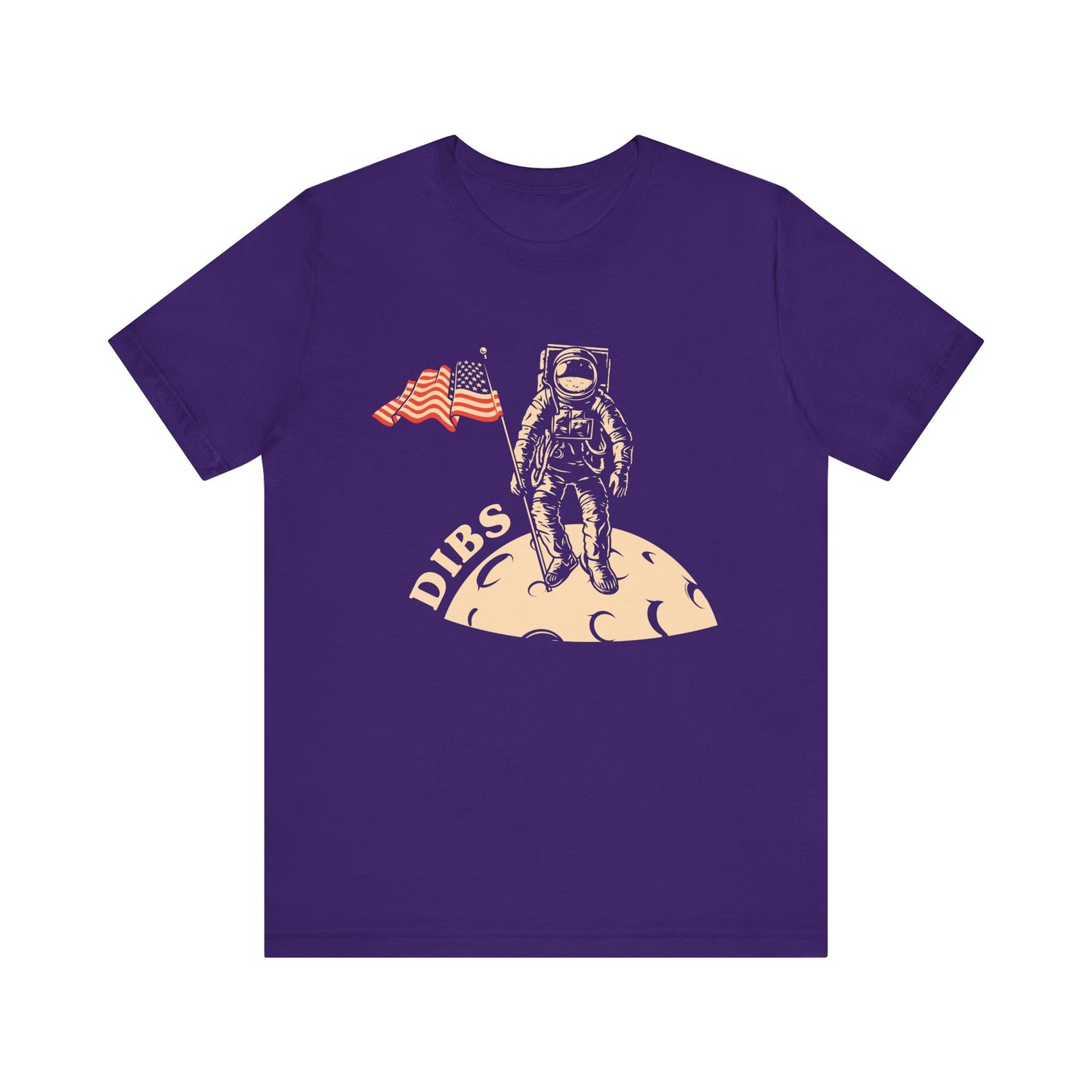 US, July 4th,  Astronaut Adventure Tee - DIBS on the Moon, Space Lover Shirt,  Unisex Astronaut Tee - 13737