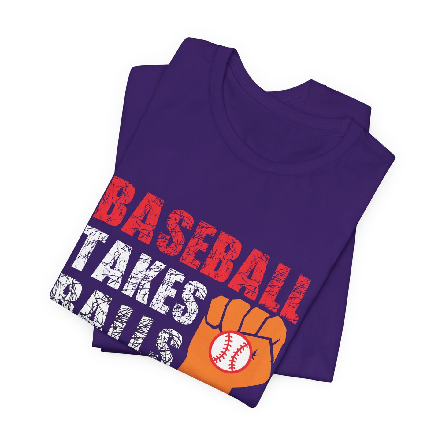 Baseball Takes Balls - Unisex Jersey Short Sleeve Tee - 13908