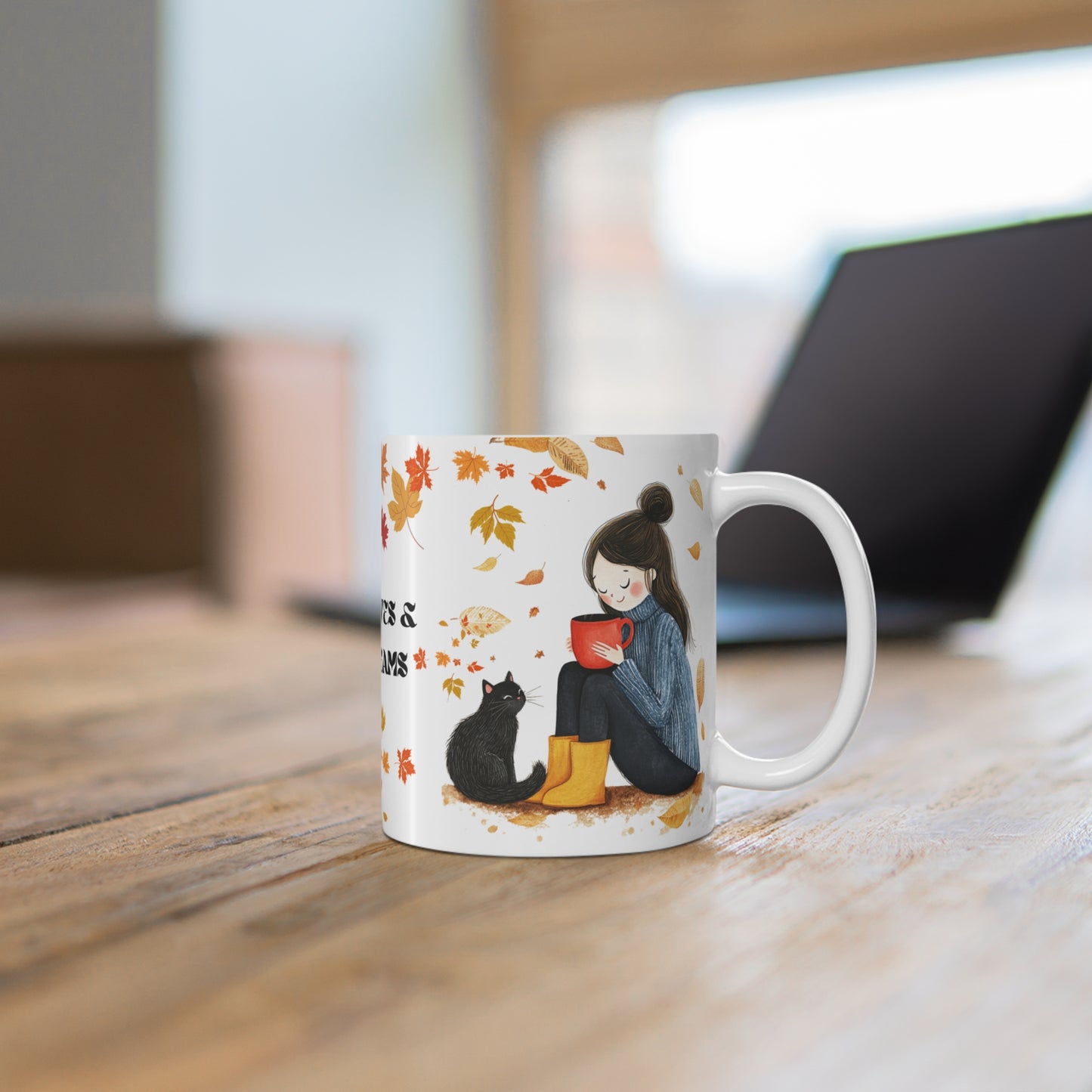 Autumn Leaves & Coffee Dreams - Mug 11oz - 12695