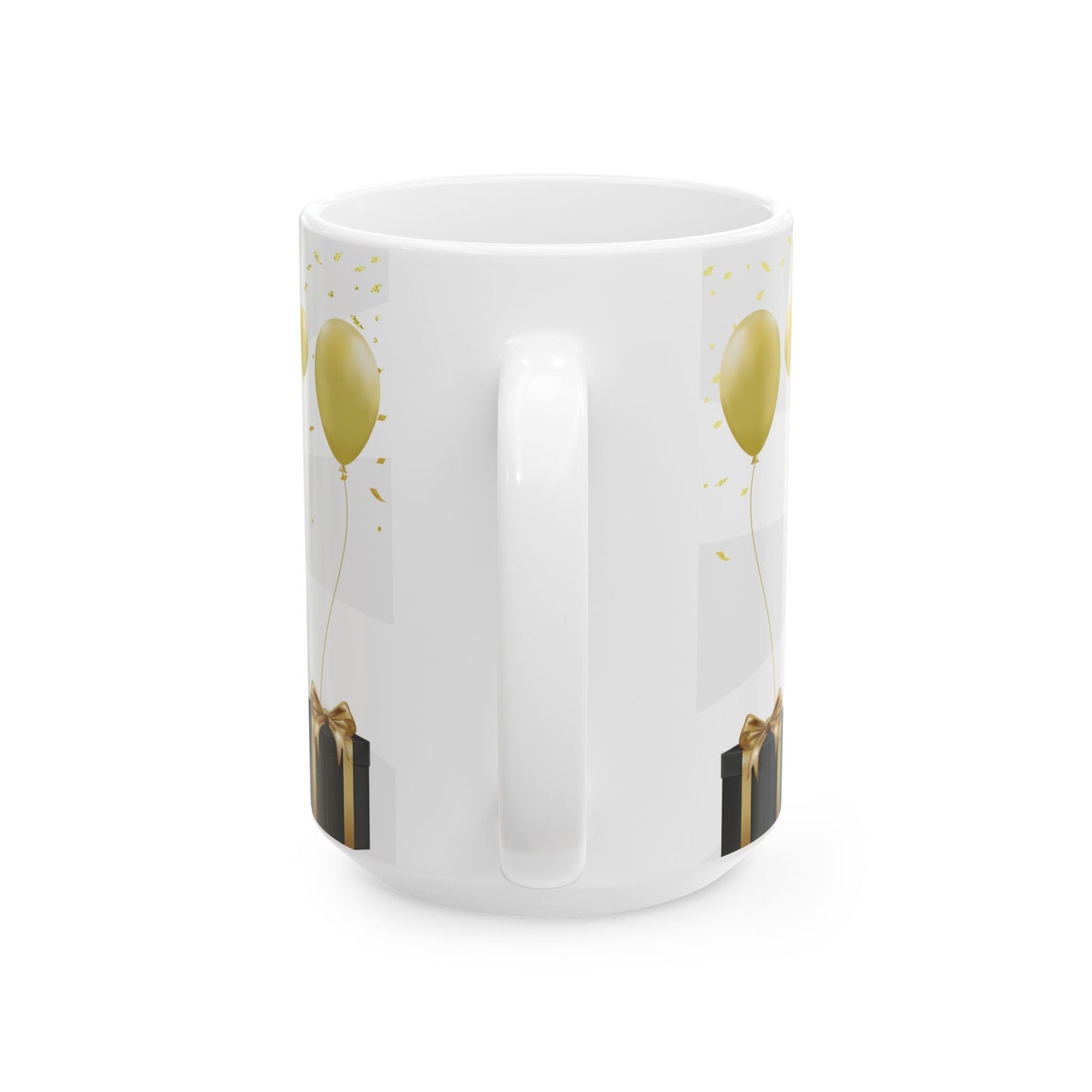 Happy Birthday Ceramic Mug - Personalized Gift for Friends, Family, Coffee Lovers, Celebrations - 13986