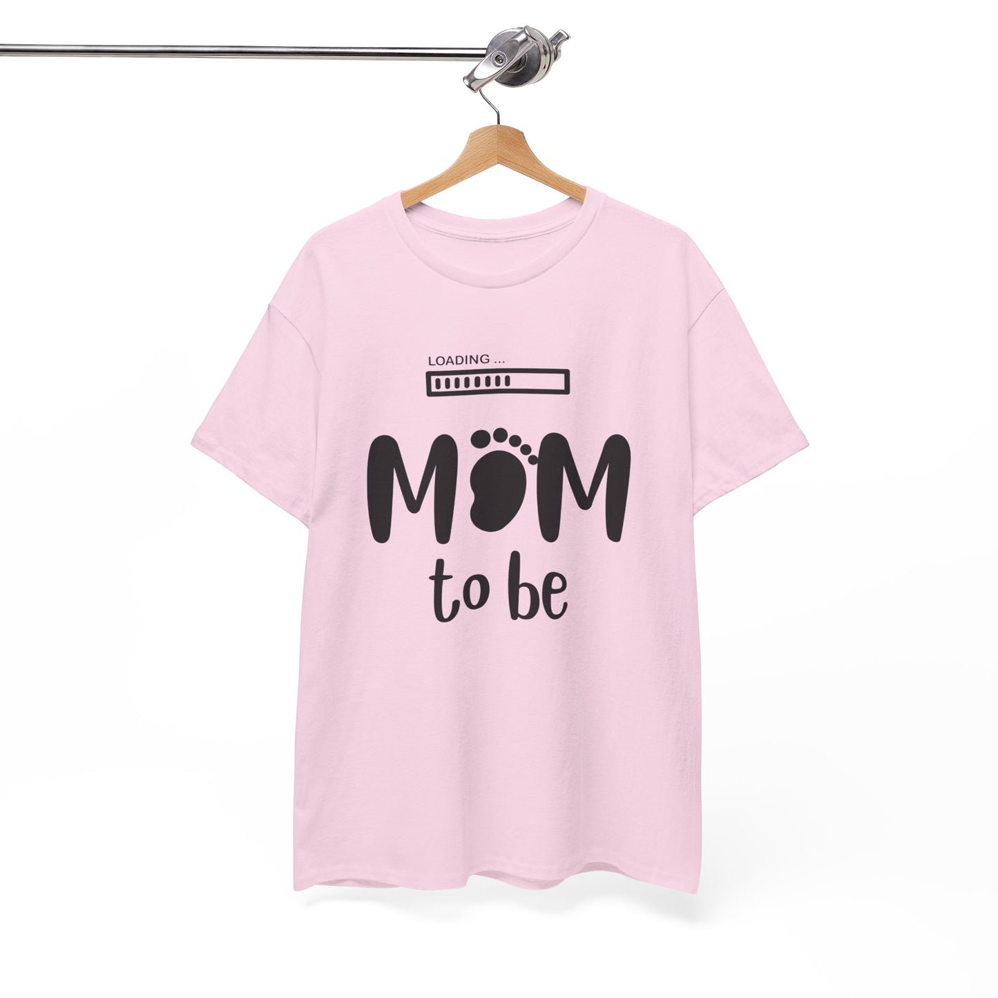 Mom to Be Shirt – Pregnancy Announcement Gift Tee with Loading Bar - 14879