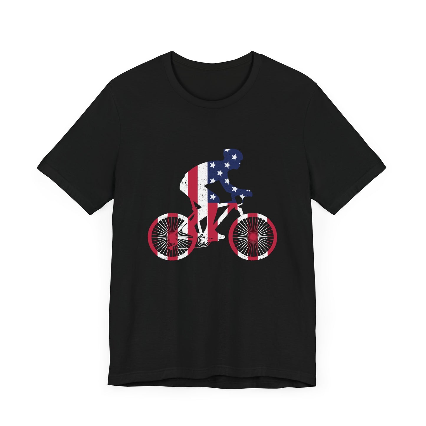 Bicycle: Patriotic Pedals - Unisex Jersey Short Sleeve Tee