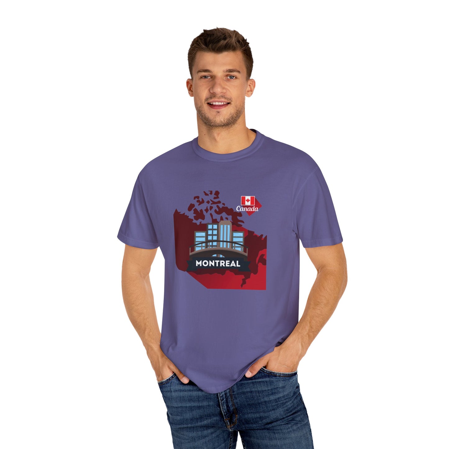 Montreal Graphic Unisex T-Shirt - Perfect for Travelers & Locals - 12201