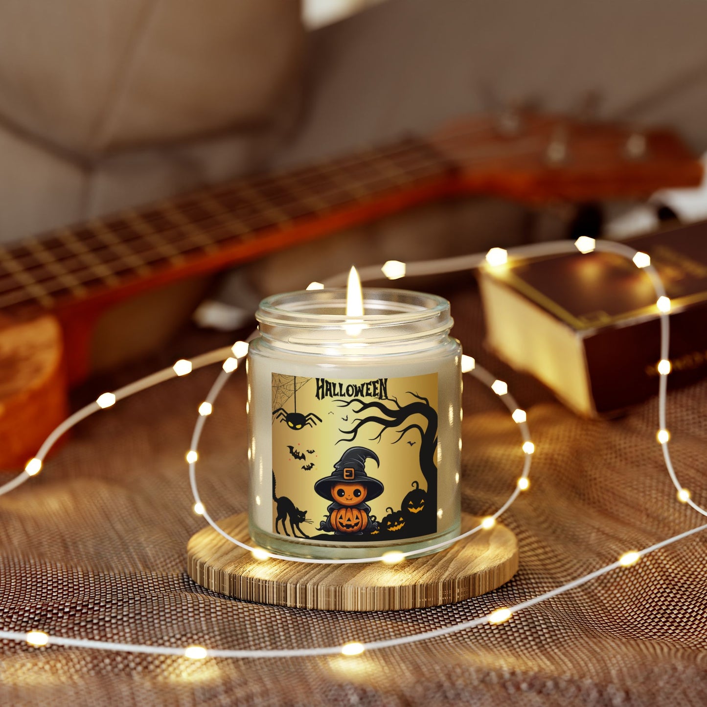 Pumpkin Spice Enchantment - Scented Coconut Apricot Candles (4oz, 9oz)