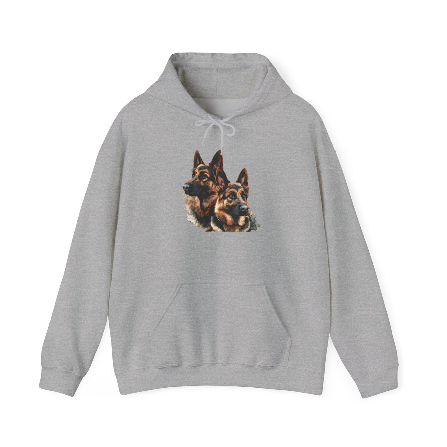 German Shepherds: Born to Protect - Unisex Heavy Blend™ Hooded Sweatshirt