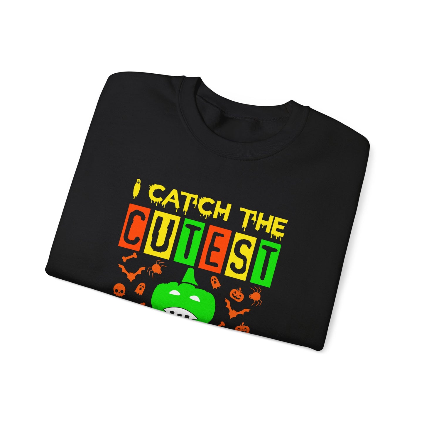 I Catch The Cutest Pumpkins In The Patch - Unisex Heavy Blend™ Crewneck Sweatshirt