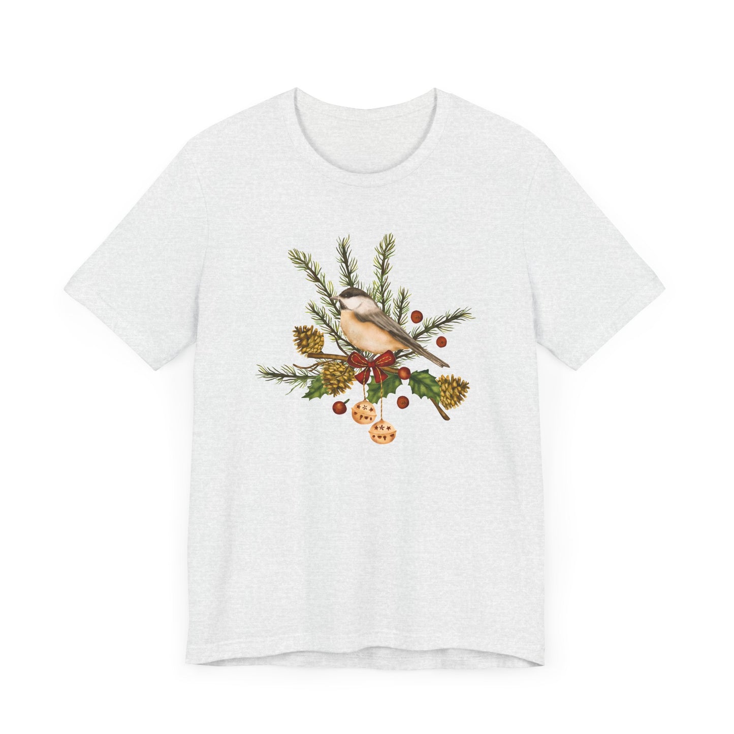 Christmas Bird - Unisex Jersey Short Sleeve Tee - 10347