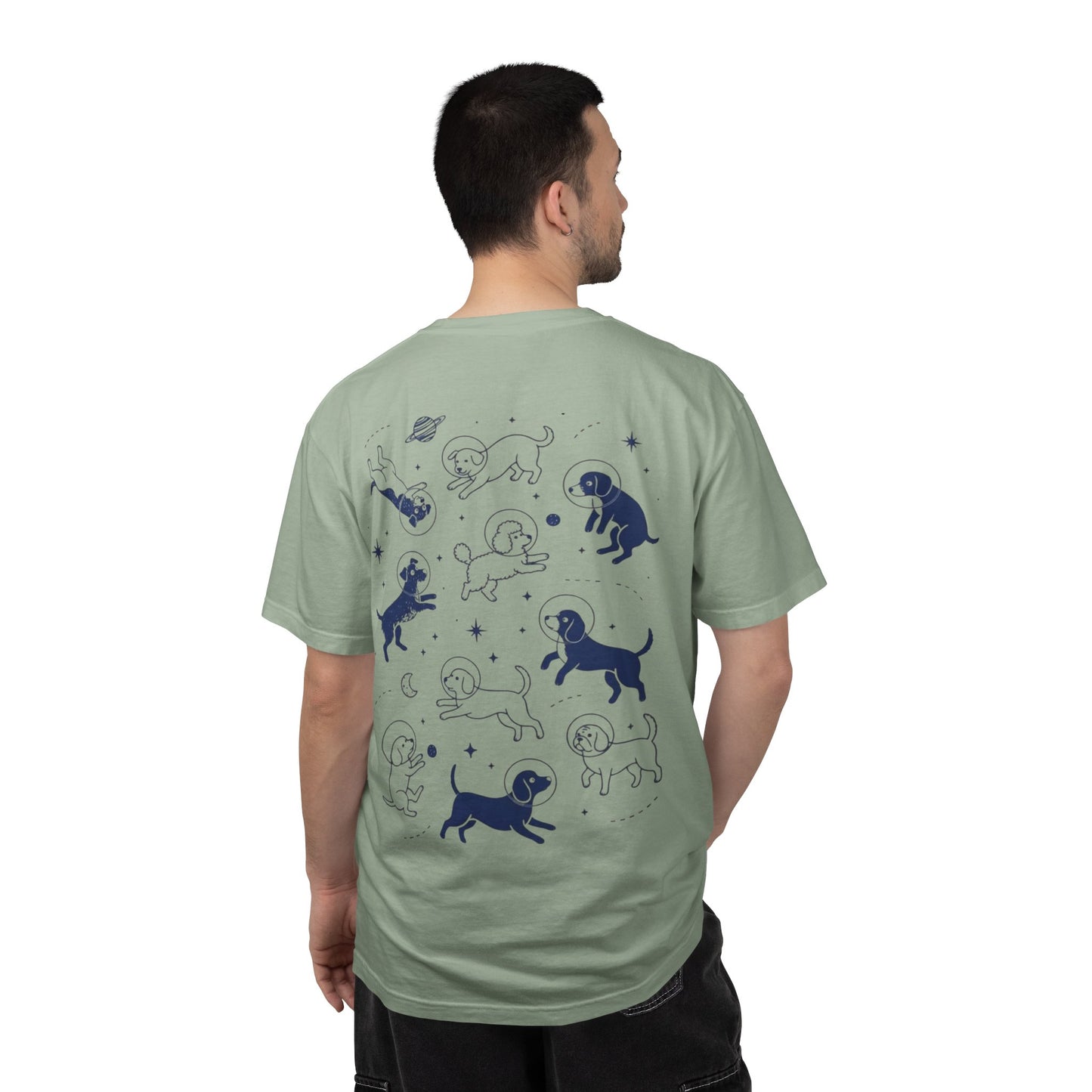 Space Dogs T-Shirt – Cute Astronaut Dog Graphic Tee for Dog Lovers - 14680