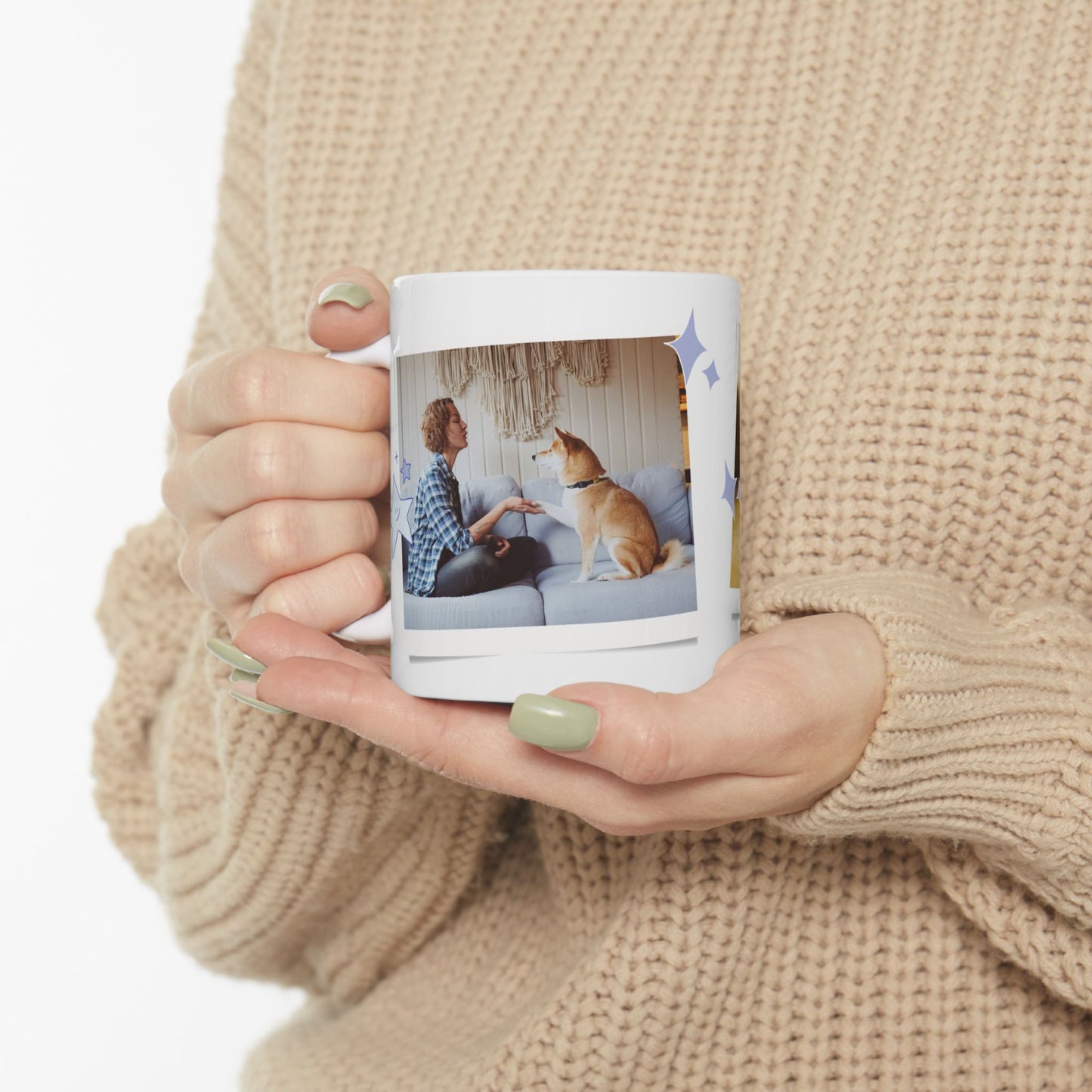 Personalized Pet Photo Mug, Dog Lover Gift, Customizable Coffee Cup, Animal Lover's Cup, Perfect for Birthdays, Pet Appreciation - 14162