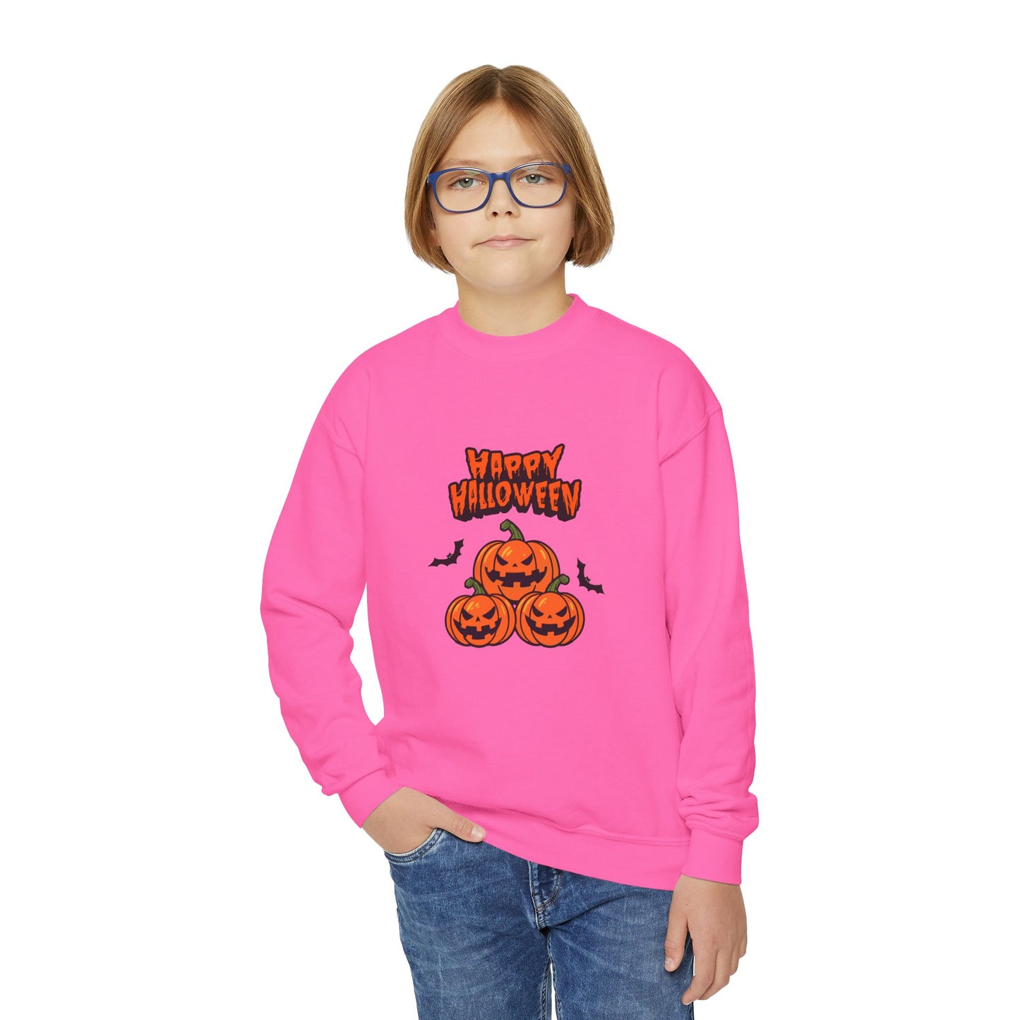 Happy Halloween - Youth Crewneck Sweatshirt